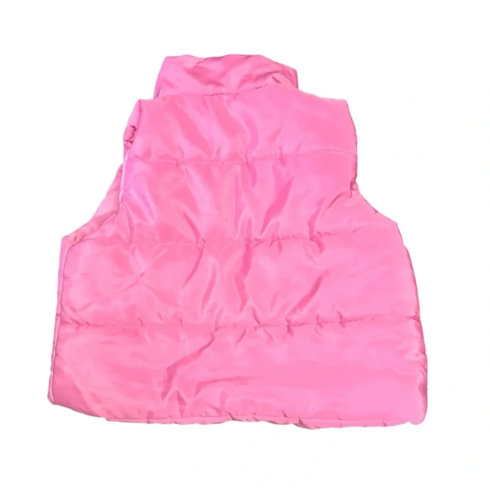 Kids Pink Puffer Vest